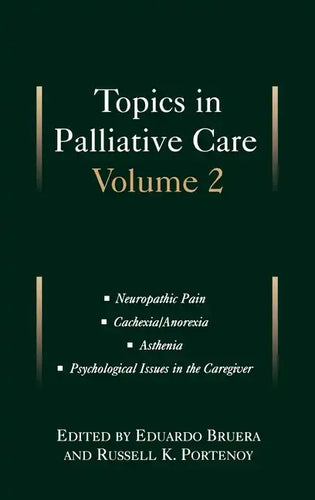 Topics in Palliative Care: Volume 2 - Hardcover