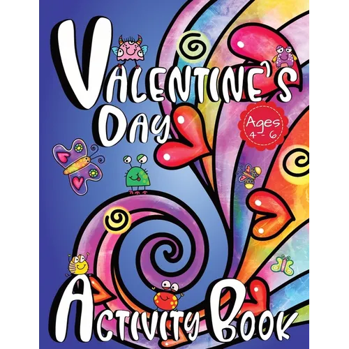 Valentine's Day Activity Book For Kids - Paperback