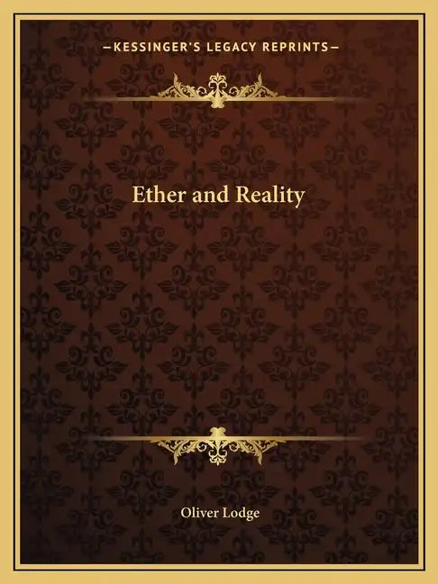 Ether and Reality - Paperback
