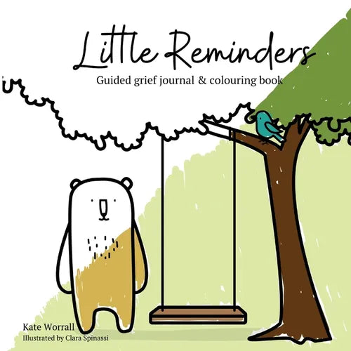 Little Reminders: Guided grief journal & colouring book - Paperback