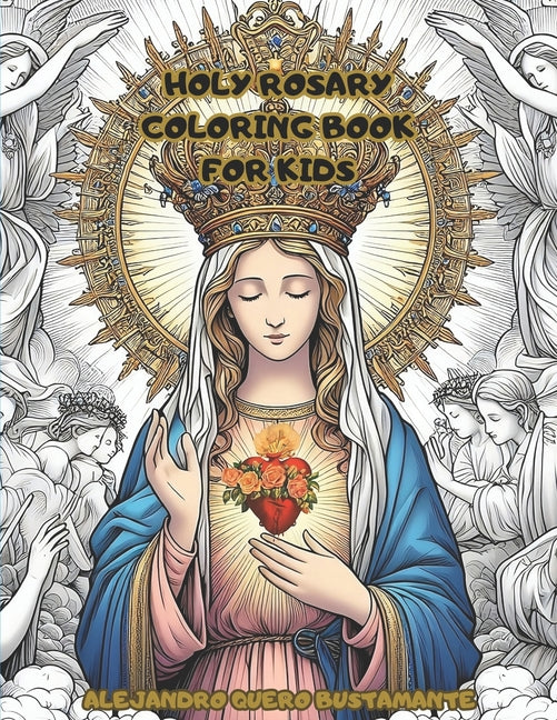 Holy Rosary Coloring book for kids: for kids - Paperback