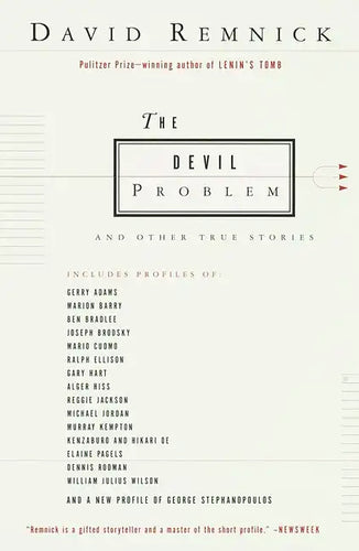 The Devil Problem: And Other True Stories - Paperback