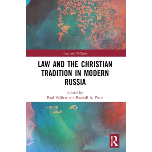 Law and the Christian Tradition in Modern Russia - Paperback