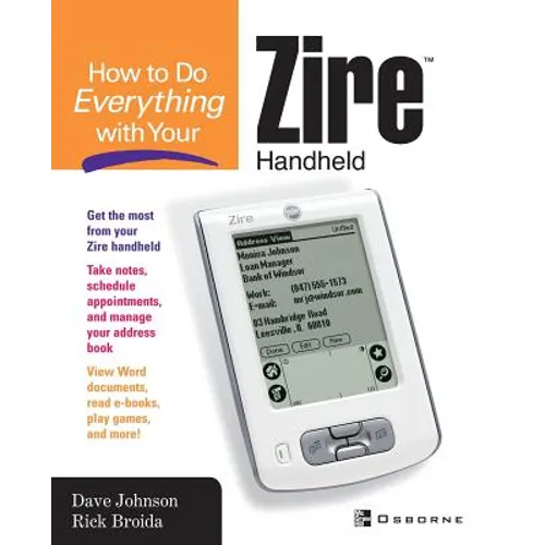 How to Do Everything with Your Zire Handheld - Paperback