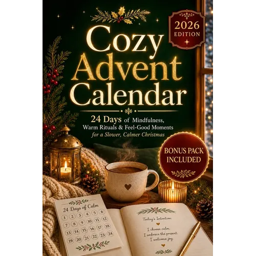 Cozy Advent Calendar: 24 Days of Mindfulness, Warm Rituals & Feel-Good Moments for a Slower, Calmer Christmas - Paperback