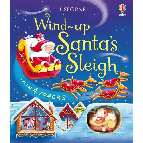 Wind-Up Santa's Sleigh - Board Book