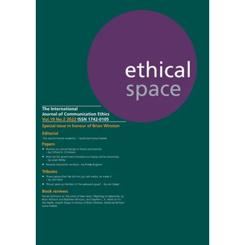 Ethical Space Vol. 19 Issue 2 - Paperback
