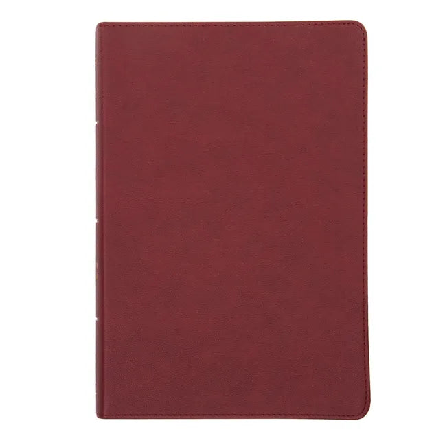 NASB Giant Print Reference Bible, Burgundy Leathertouch, Indexed - Imitation Leather