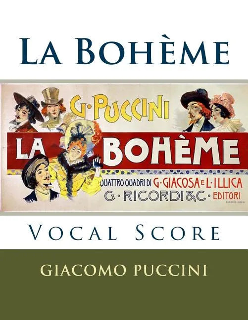 La Boheme - vocal score (Italian and English): Ricordi edition - Paperback