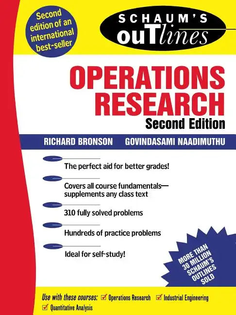 Schaum's Outline of Operations Research - Paperback