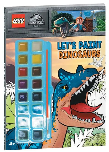 Lego Jurassic World: Let's Paint Dinosaurs - Paperback