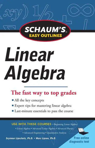 Schaum's Easy Outlines Linear Algebra - Paperback