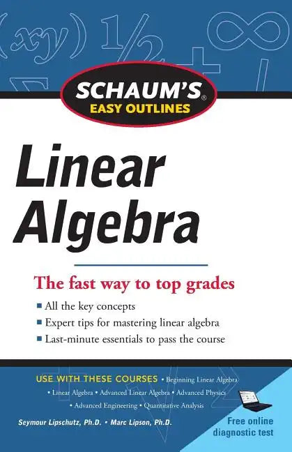 Schaum's Easy Outlines Linear Algebra - Paperback