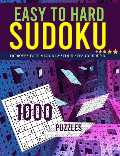 Sudoku 1000 puzzles: sudoku board game for adults - Paperback