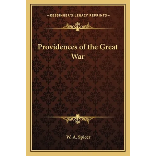Providences of the Great War - Paperback