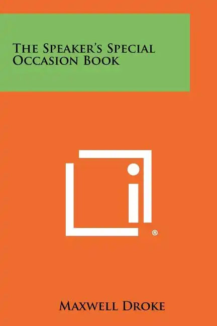 The Speaker's Special Occasion Book - Paperback