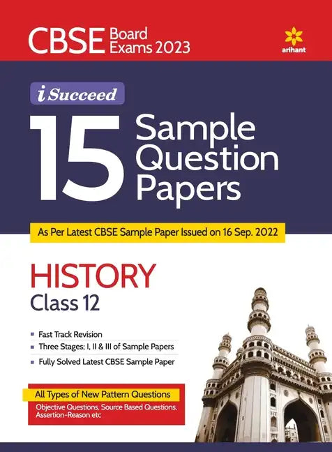 CBSE Board Exam 2023 I-Succeed 15 Sample Question Papers HISTORY Class 12th - Paperback