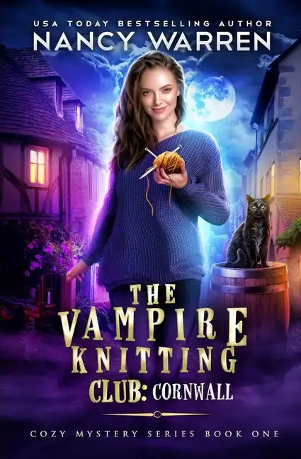 The Vampire Knitting Club: Cornwall: Cozy Mystery Series Book 1 - Paperback