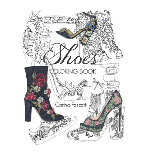 Shoes Coloring Book - Paperback