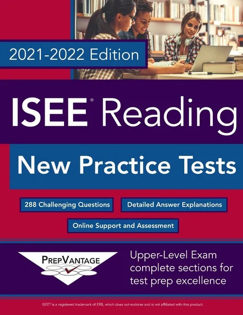 ISEE Reading: New Practice Tests, 2021-2022 Edition - Paperback