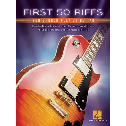 First 50 Riffs You Should Play on Guitar - Paperback