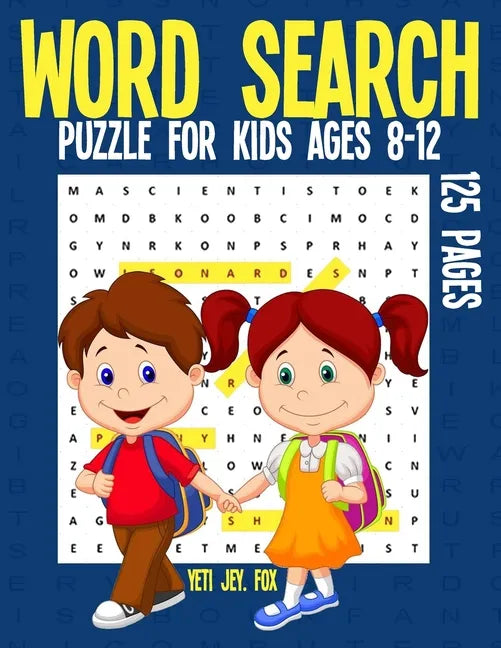 word search puzzle for kids ages 8-12: Word search puzzle activity book for kids fun kill time - Paperback