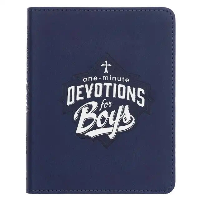 One-Minute Devotions for Boys - Leather