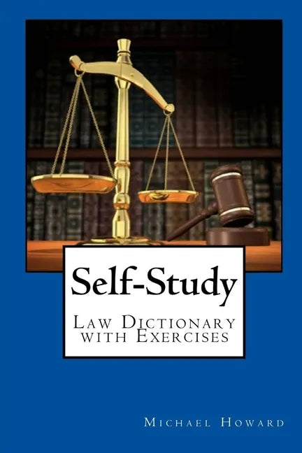 Self-Study UK Law Dictionary and Legal Letter Writing Exercise Book - Paperback