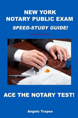 New York Notary Public Exam Speed-Study Guide! - Paperback