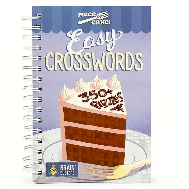 Piece of Cake Easy Crosswords - Spiral