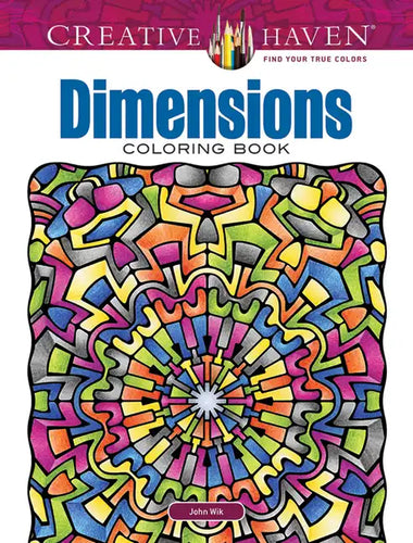 Creative Haven Dimensions Coloring Book - Paperback