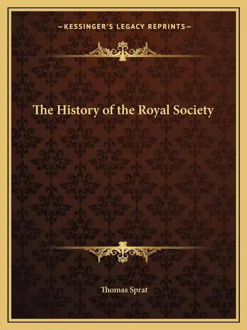 The History of the Royal Society - Paperback