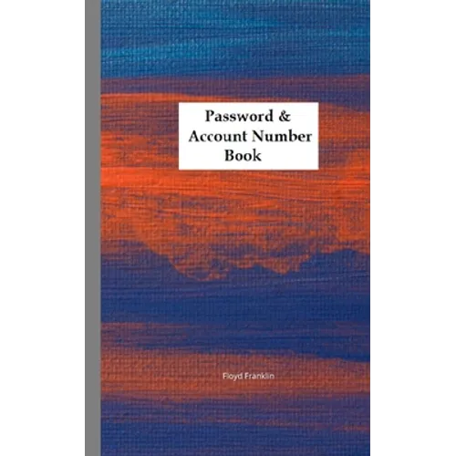 Password & Account Number Book: Never forget the password again - Paperback