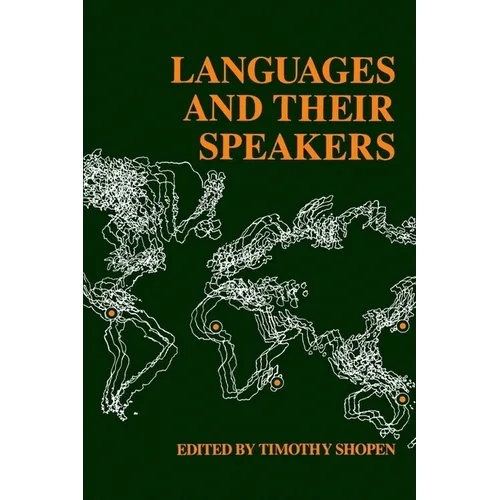 Languages and Their Speakers - Paperback