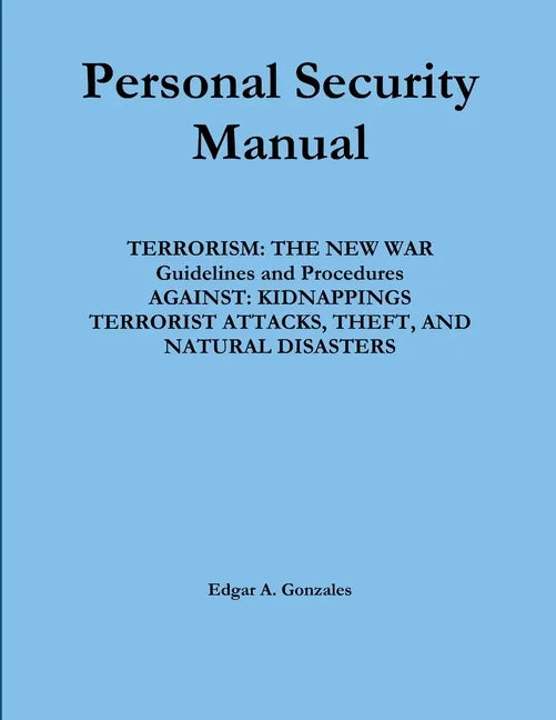 Personal Security Manual - Paperback
