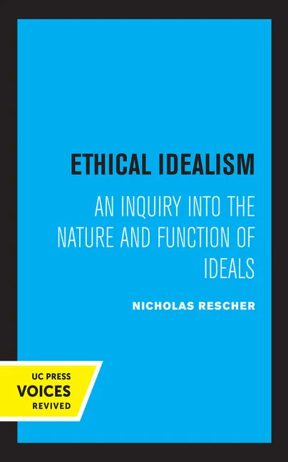 Ethical Idealism - Paperback