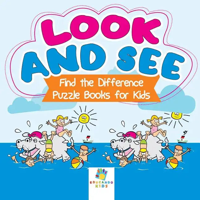 Look and See Find the Difference Puzzle Books for Kids - Paperback