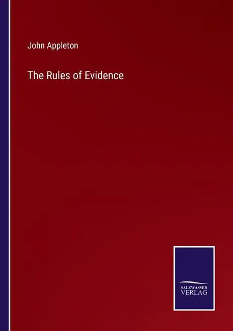 The Rules of Evidence - Paperback