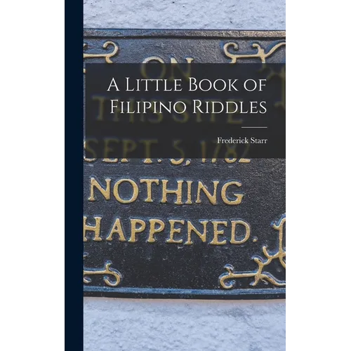 A Little Book of Filipino Riddles - Hardcover