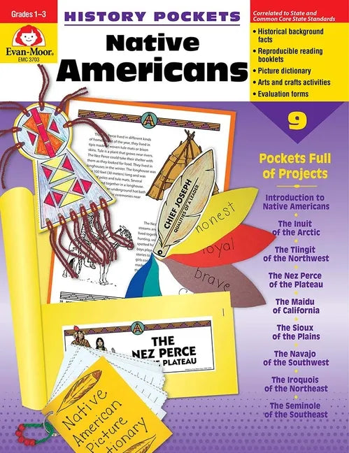 History Pockets: Native Americans, Grade 1 - 3 Teacher Resource - Paperback
