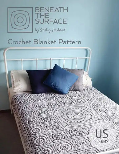 Beneath the Surface US Terms Edition: Crochet Blanket Pattern - Paperback