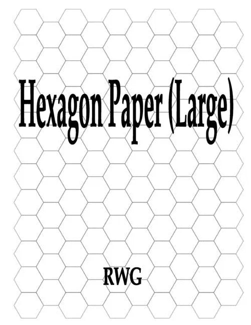 Hexagon Paper (Large): 100 Pages 8.5