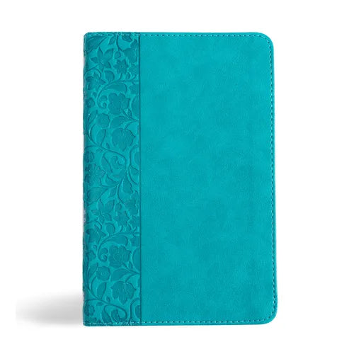 NASB Personal Size Bible, Teal Leathertouch - Imitation Leather
