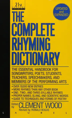 The Complete Rhyming Dictionary - Paperback