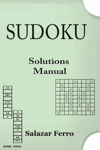 Sudoku Solutions Manual - Paperback