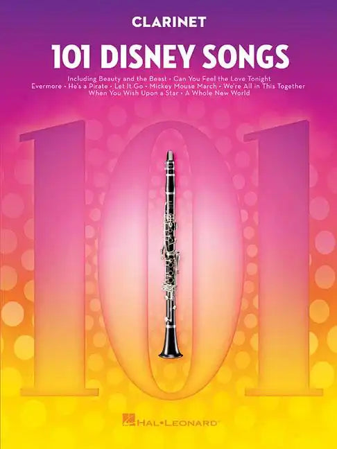 101 Disney Songs for Clarinet - Paperback