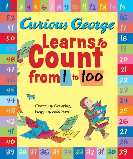 Curious George Learns to Count from 1 to 100 - Paperback