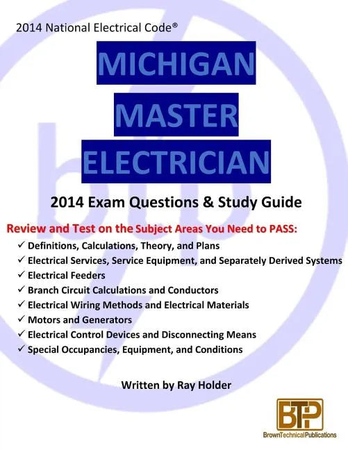 Michigan 2014 Master Electrician Study Guide - Paperback
