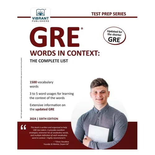 GRE Words In Context: The Complete List - Paperback