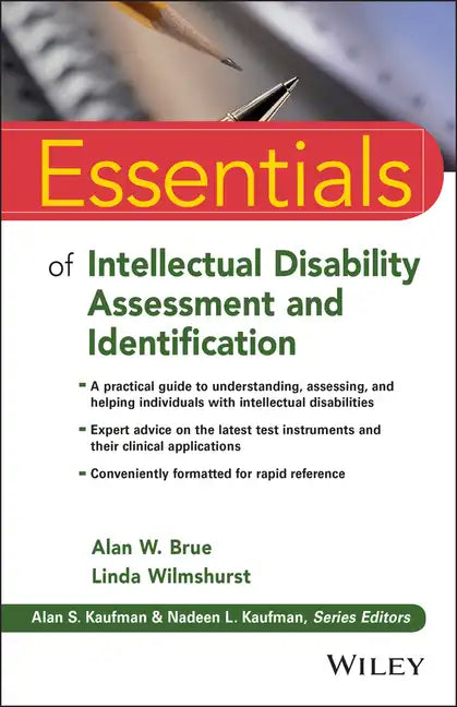 Essentials of Intellectual Disability Assessment and Identification - Paperback